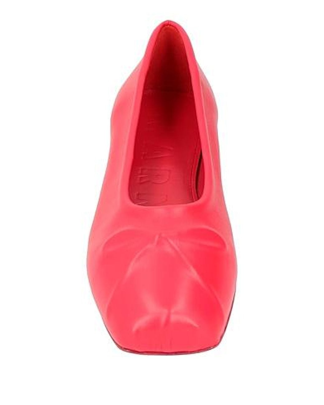 Marni Red Plain Colour Ballet Flats