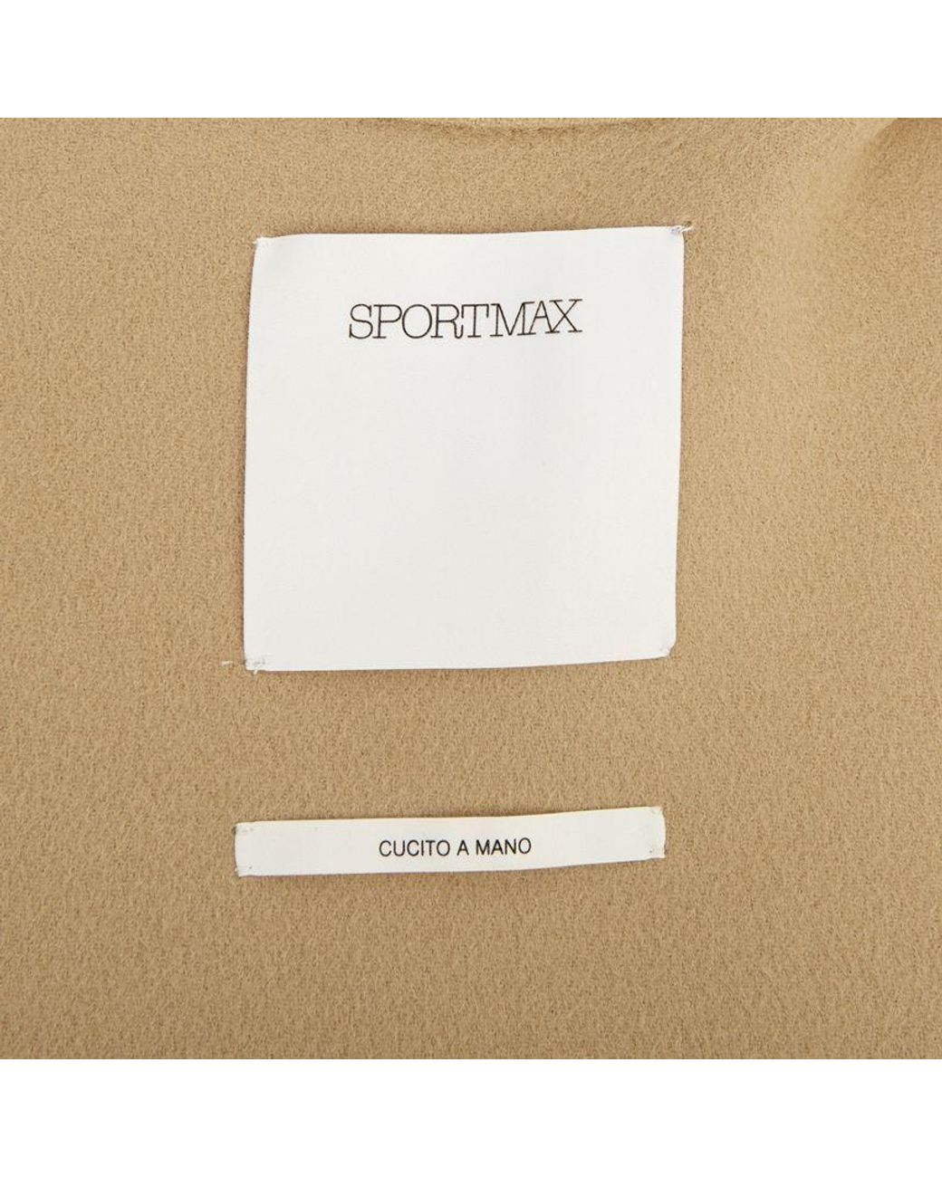 Sportmax Natural Long-Sleeved Casual Jacket