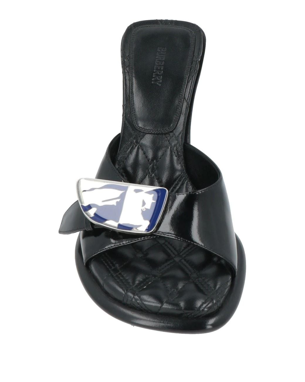 Burberry Black Slide Sandals