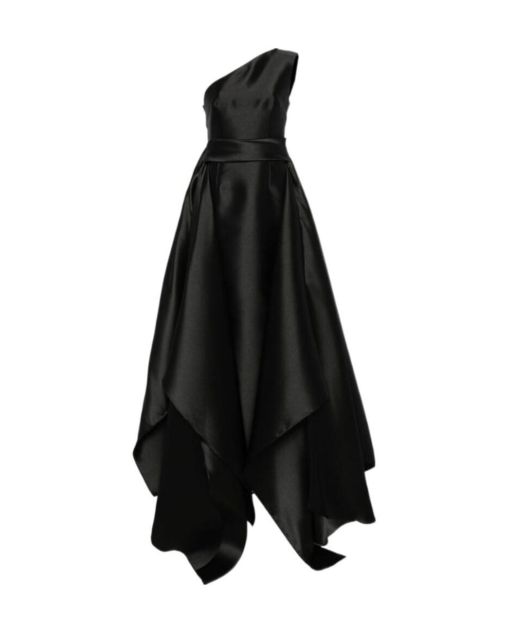 Solace London Black Charo Gown