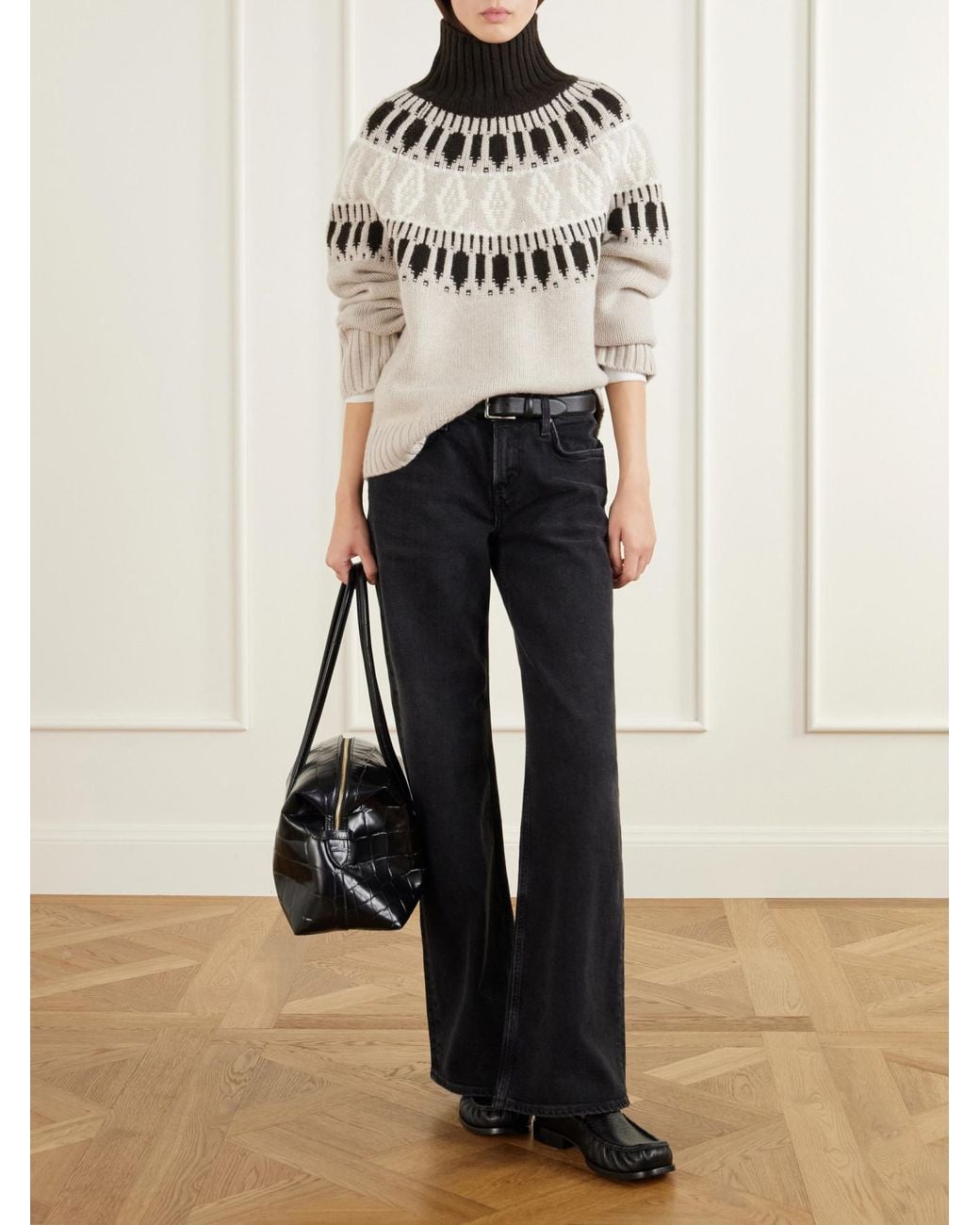 arch4 Multicolor Cashmere Turtleneck Sweater