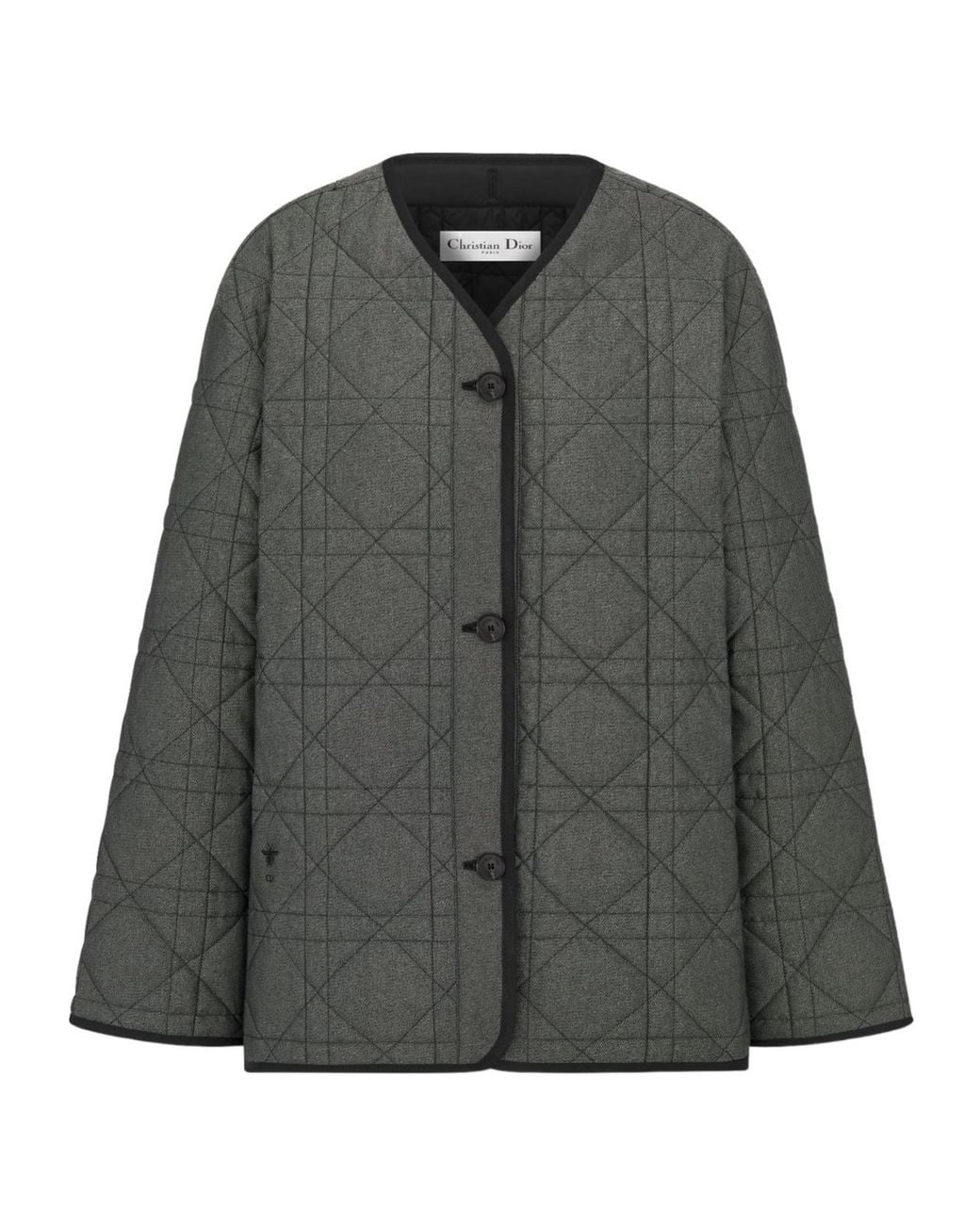 Dior Gray Macrocannage Jacket