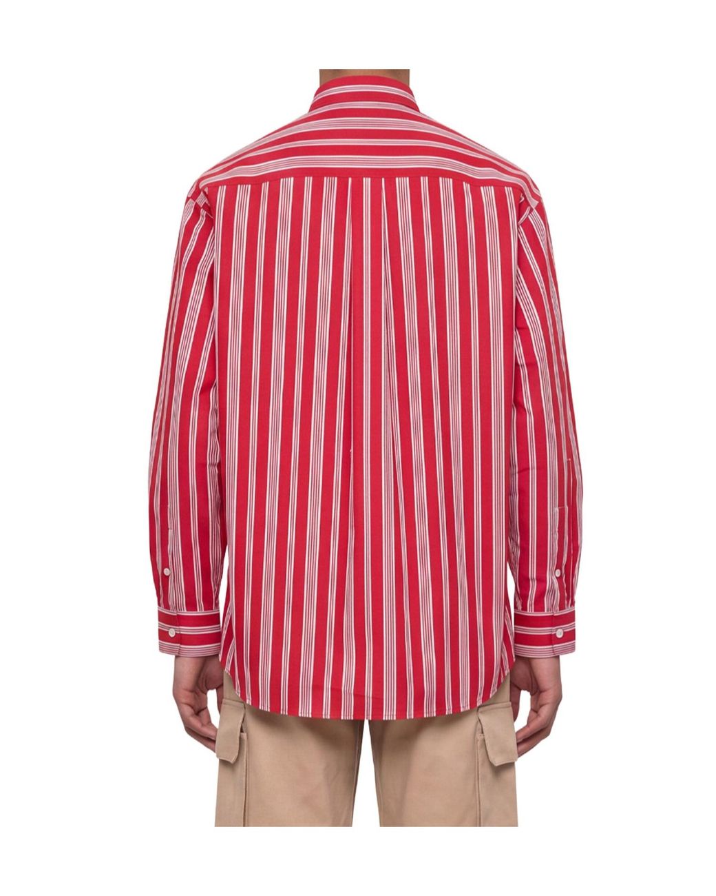 Marni Red Striped Shirt for men
