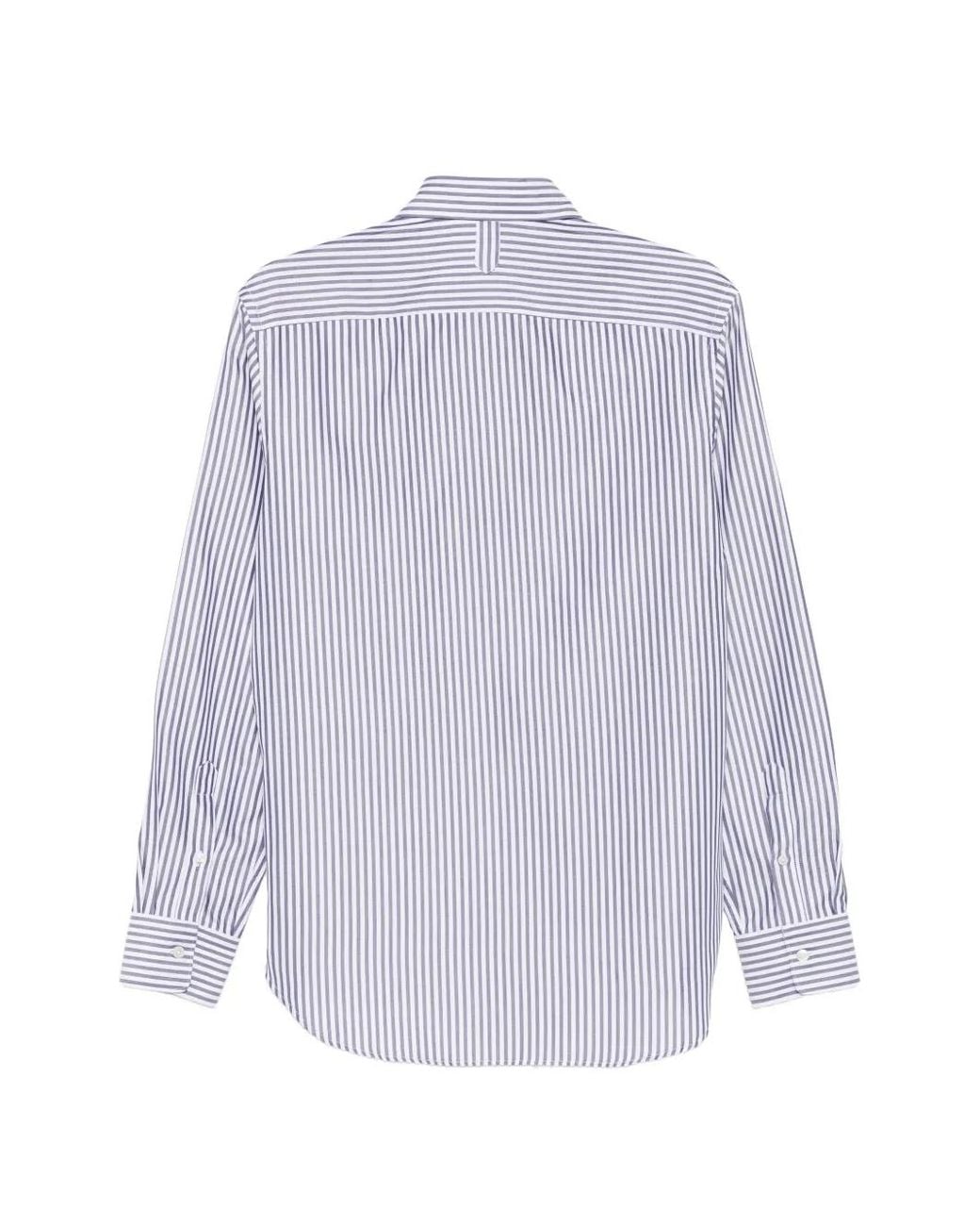 Canali Purple Striped Shirt for men