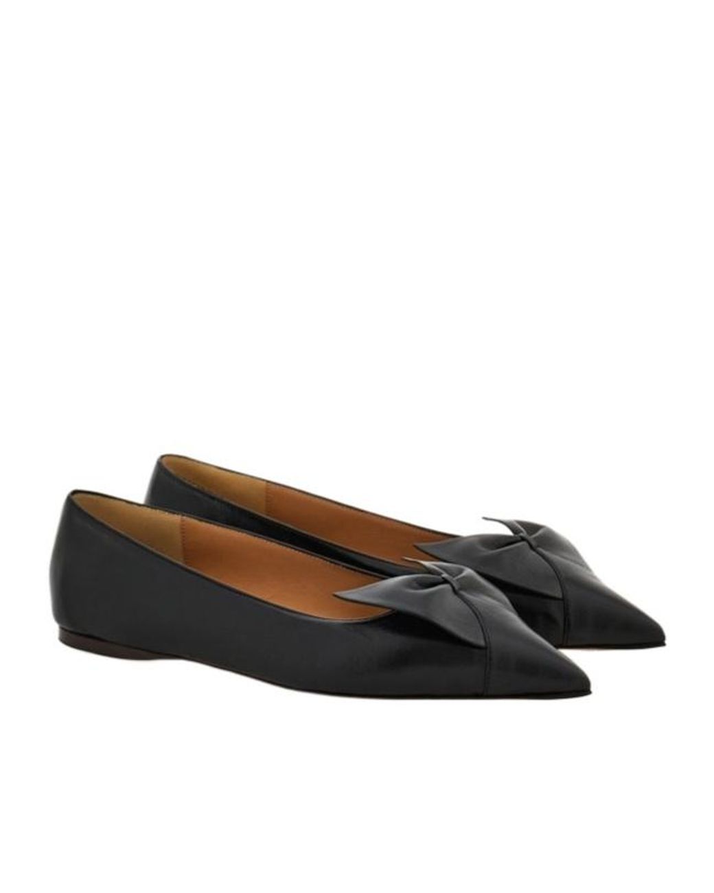 Ferragamo Black Bow Ballet Flat