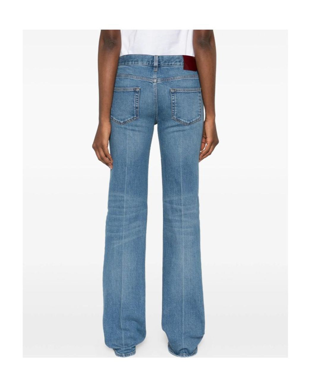 Gucci Blue Logo Patch Denim Jeans
