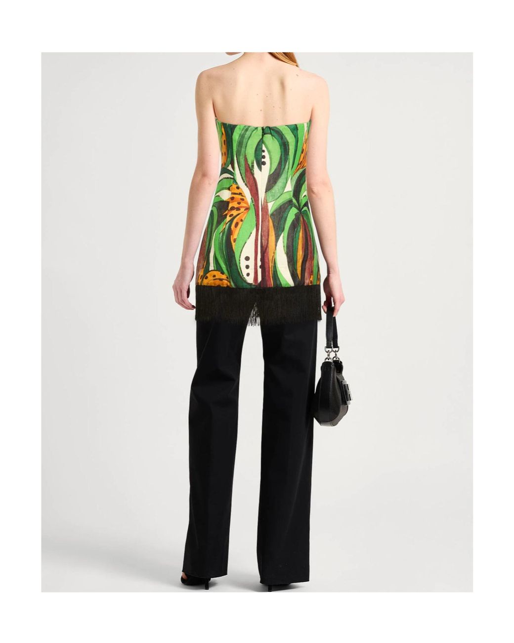 Farm Rio Green Sleeveless Top