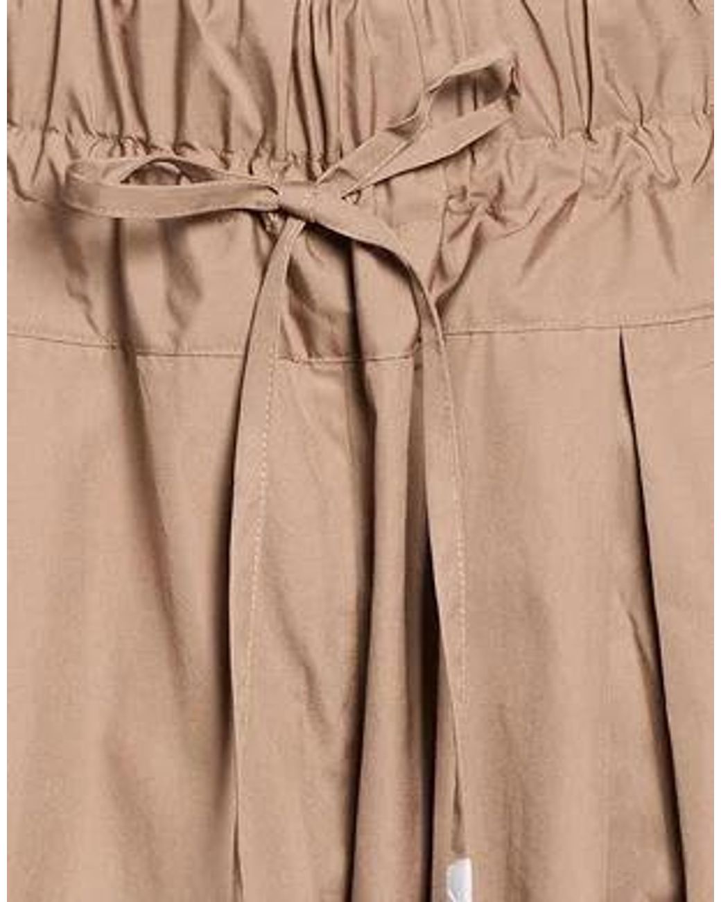 MAX&Co. Natural Pleated Loose Wide-Leg Casual Trousers