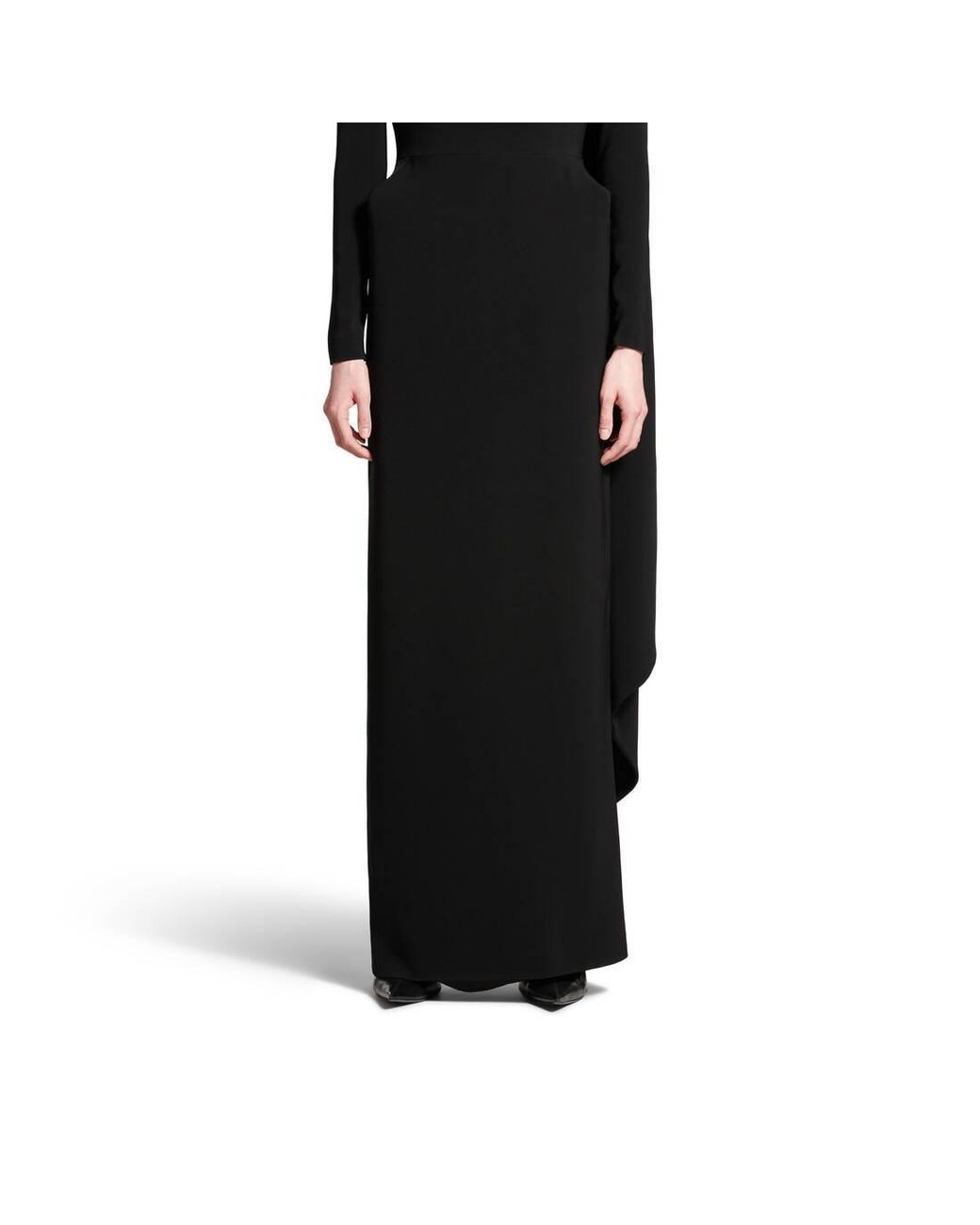 Balenciaga Black Long-Sleeve Dress