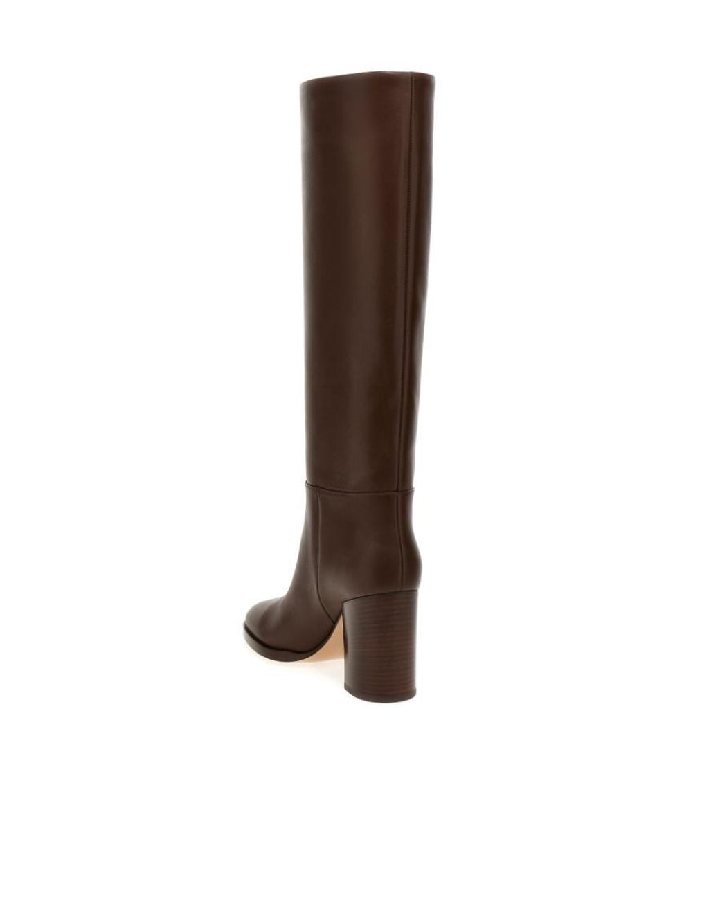 Gianvito Rossi Brown 85Mm Leather Boots