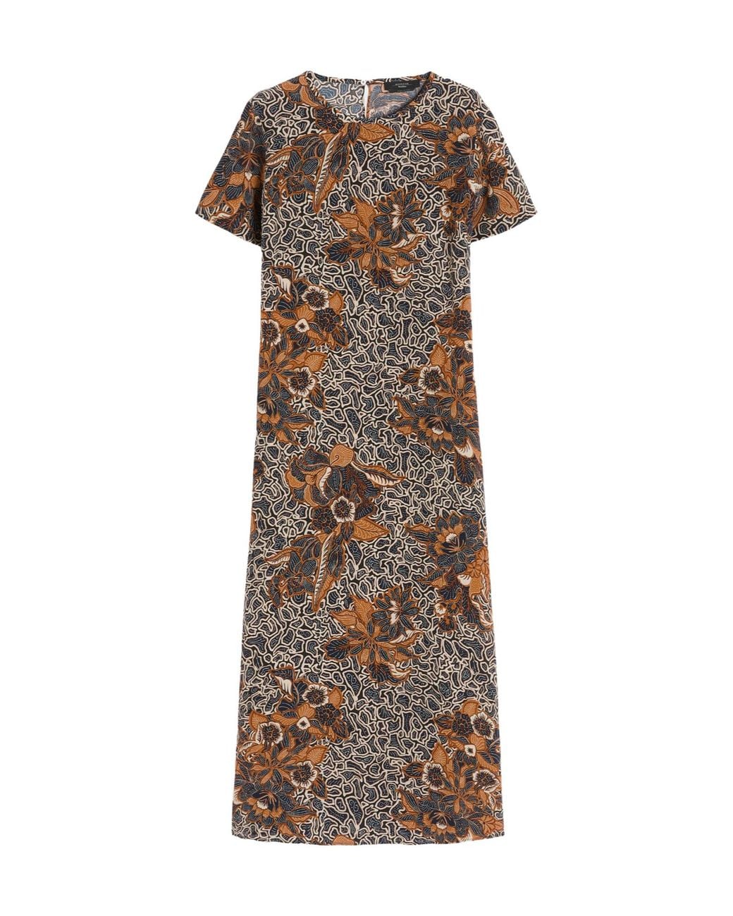 Weekend by Maxmara Brown Floral Dress