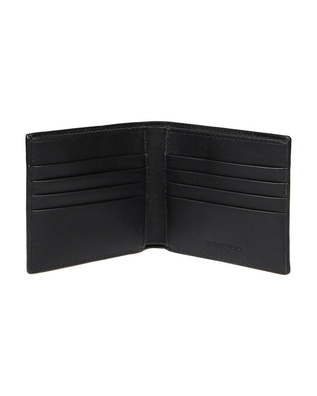 Michael Kors Black Greyson Logo Slim Billfold Wallet for men