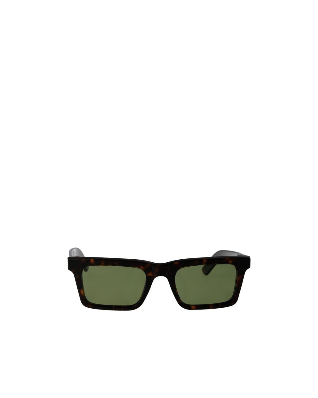 Retrosuperfuture Green 1968 Tortoiseshell Rectangular Frame Sunglasses for men