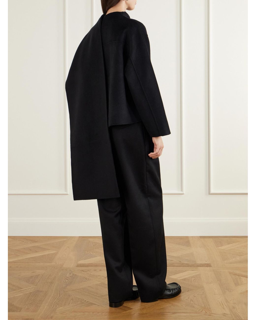 arch4 Black Cape-Effect Jacket