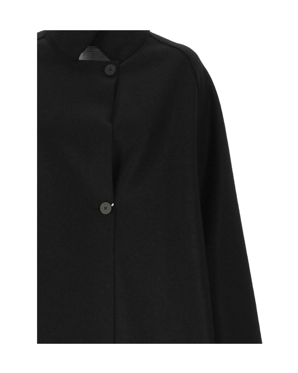 Harris Wharf London Black Raglan Cape