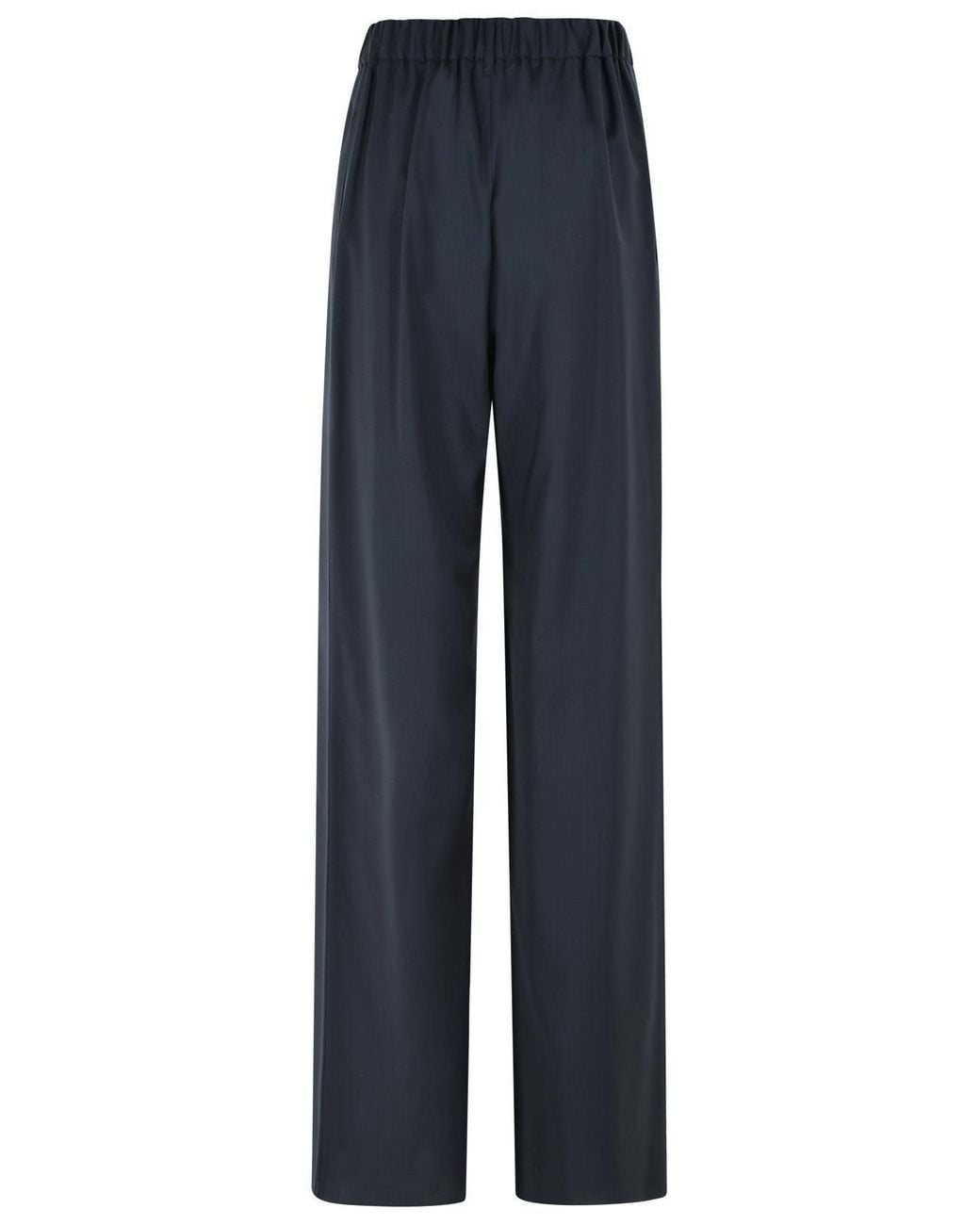 Max Mara Blue Mxmeditto Fluid Tailored Trousers