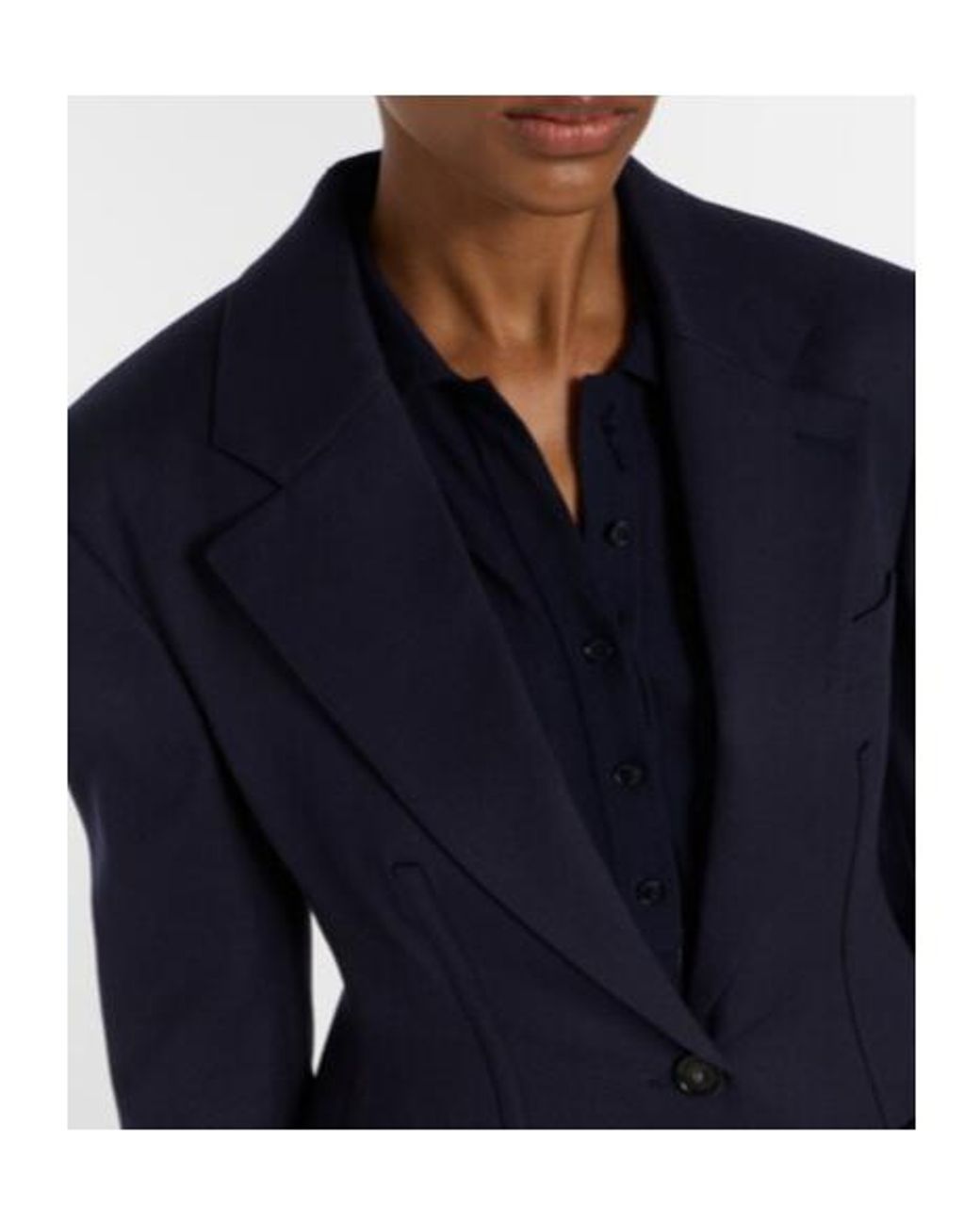 Stella McCartney Blue Wool Blazer