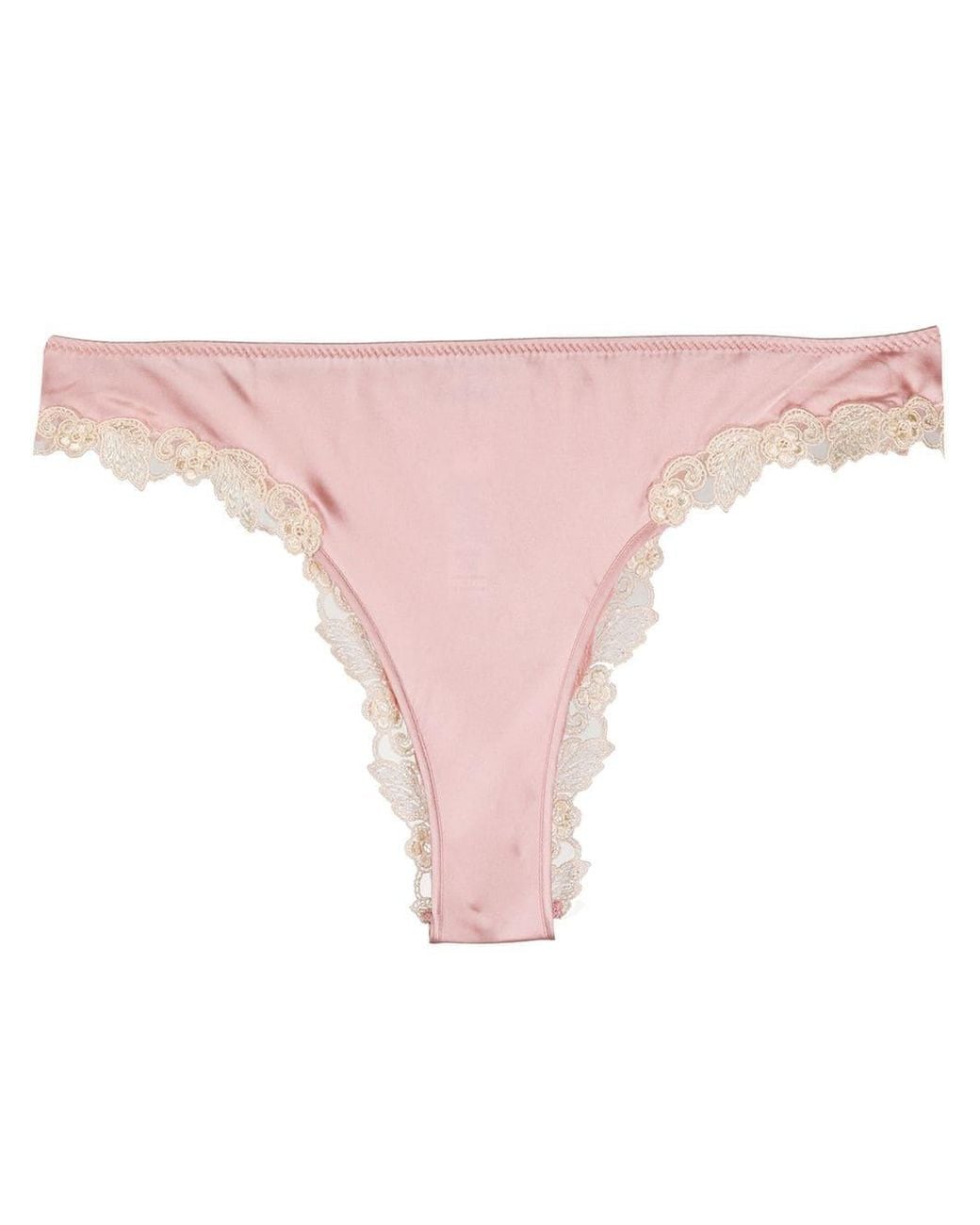 La Perla Pink Brazilian Lace Briefs