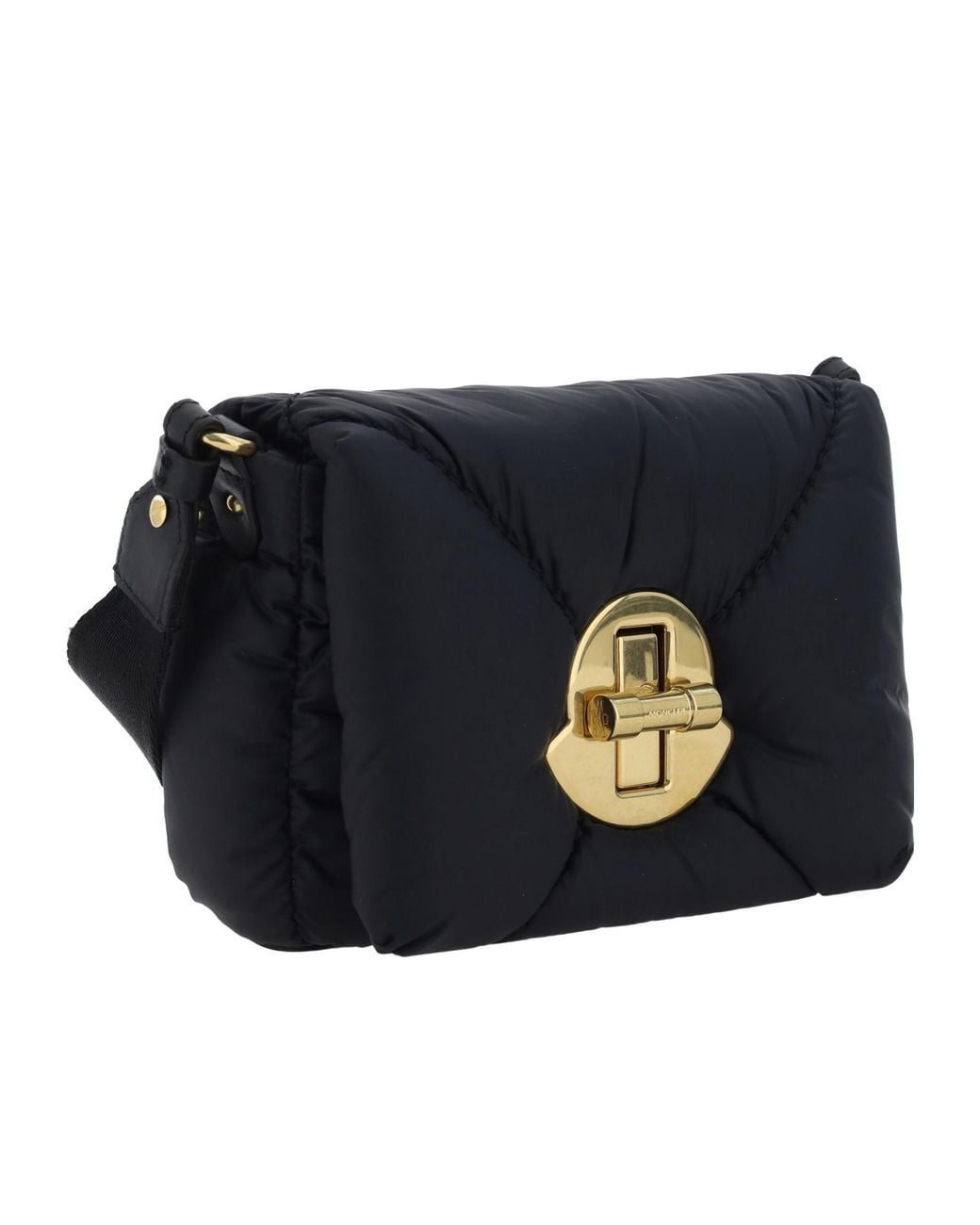 Moncler Black Mini Puf Crossbody Bag