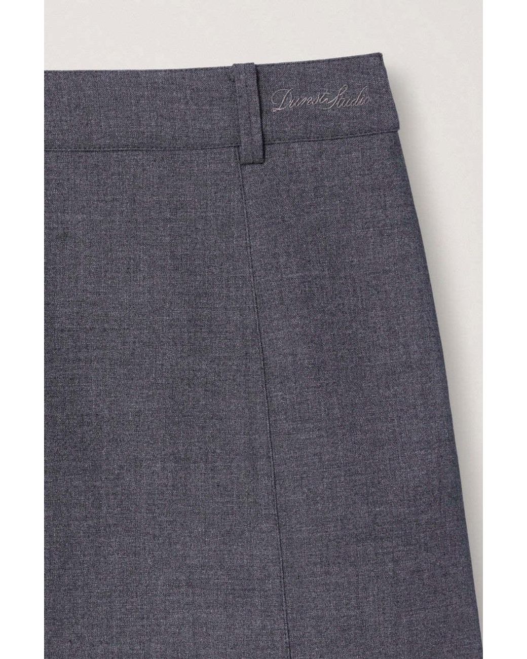 DUNST Blue Tech Mini Skirt