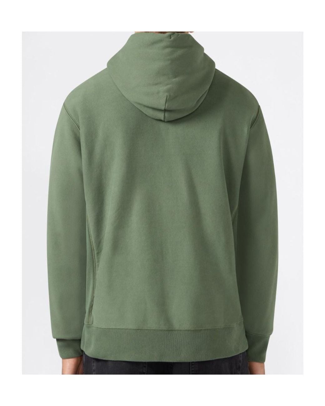 Champion Green Reverse Weave Relaxed Hoodie for men