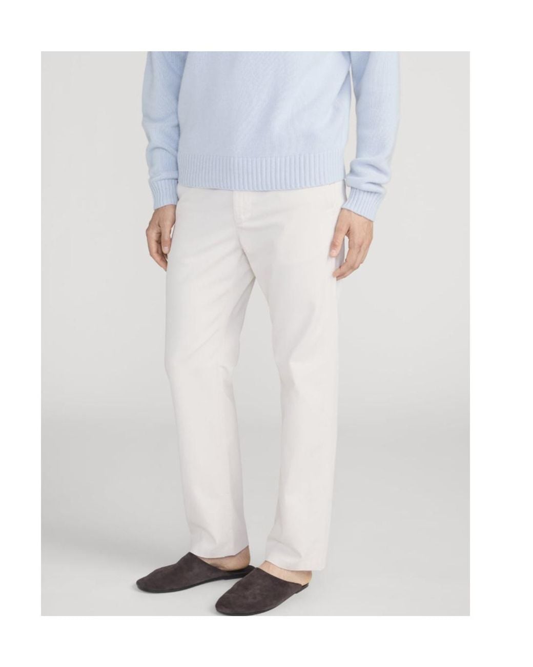 FRAME White The Straight Chino for men