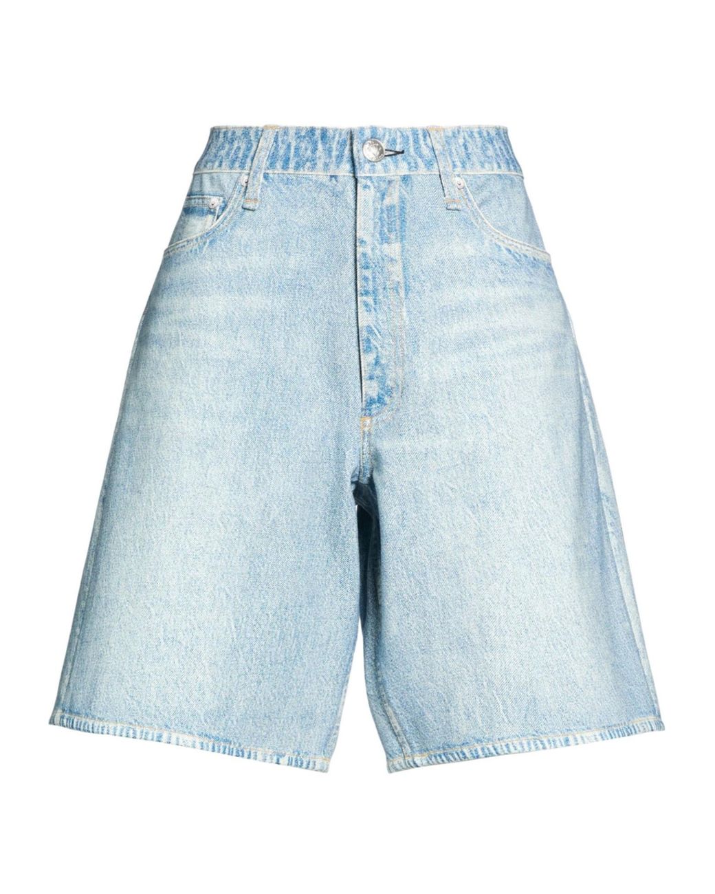 Rag & Bone Blue Denim-Style Shorts