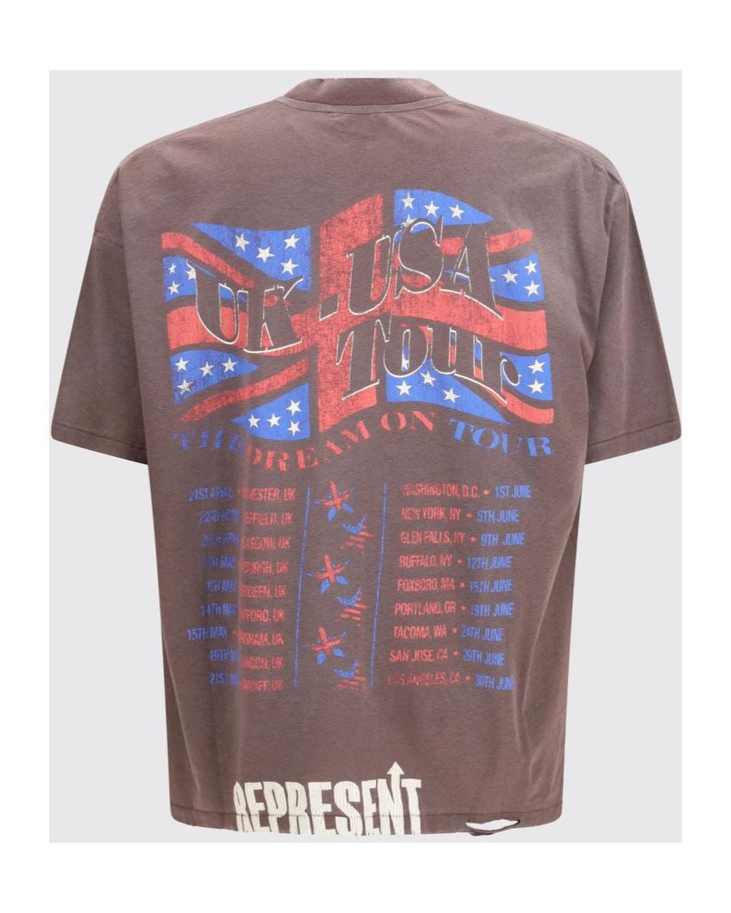 Represent Pink Dream On Tour Crew Neck T-Shirt for men