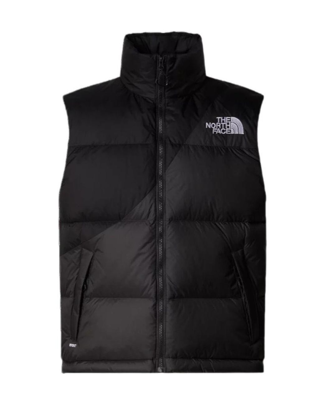 The North Face Black Logo-Embroidered Zipped Padded Gilet for men