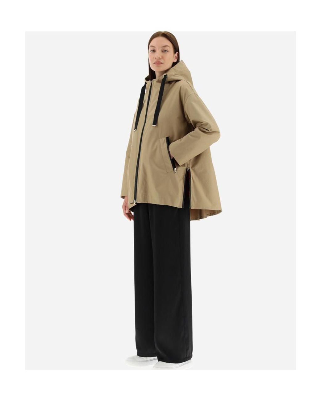 Herno Natural Flared Jacket