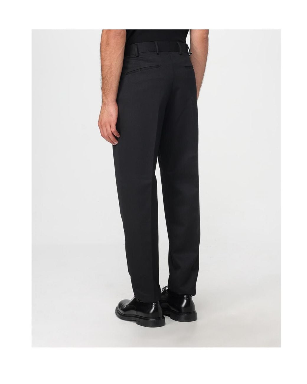 Pt Pantaloni Black Pt Torino Slim Tailored Pants for men