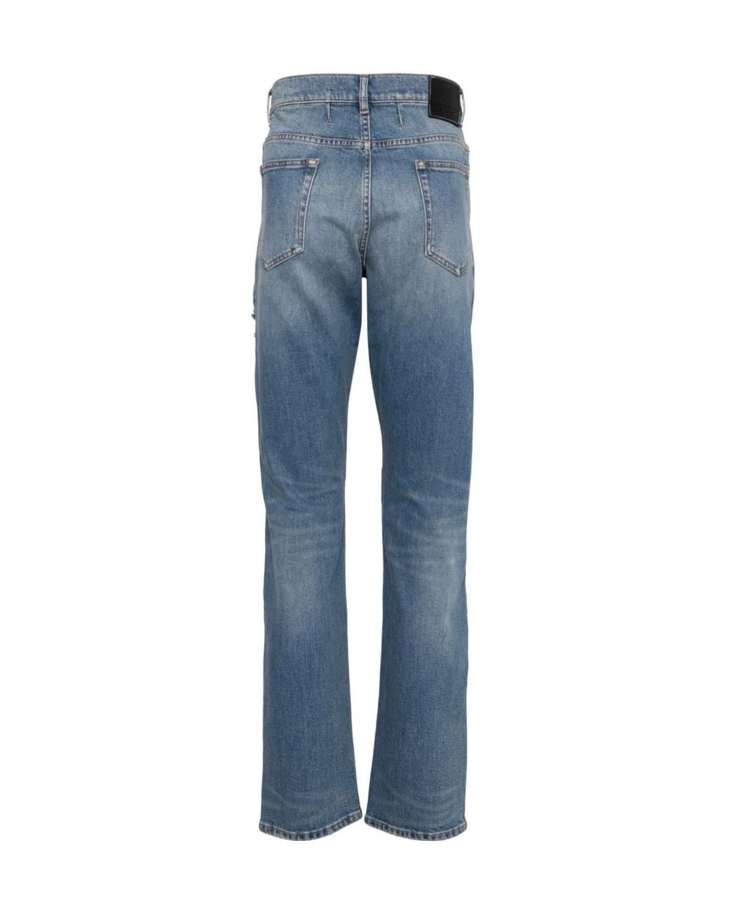 IRO Blue Pierced Jeans for men