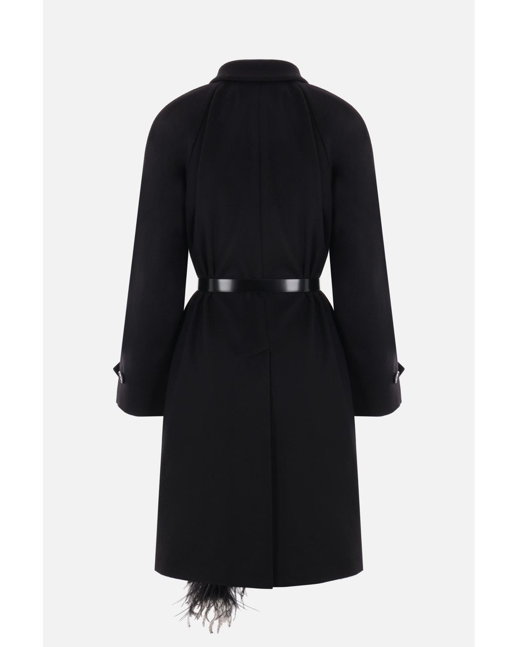 Prada Black Single-Breasted Coats