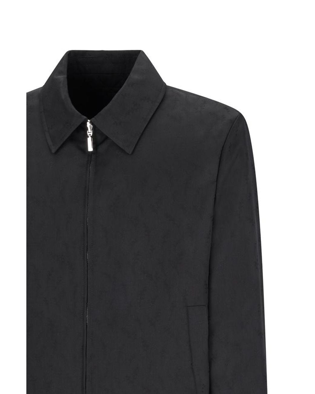 Dior Black Homme Reversible Zipped Jacket for men
