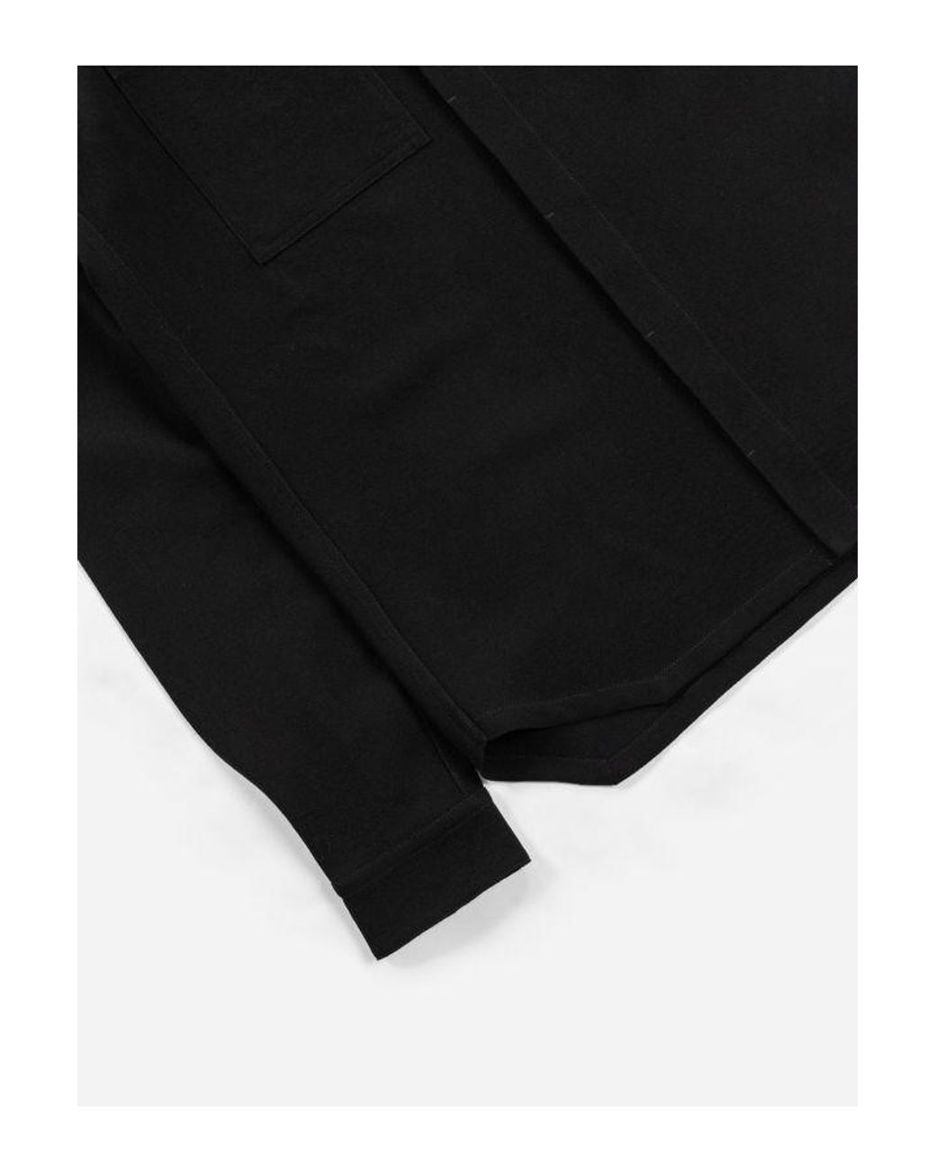Rick Owens Black Buttoned Shirt for men