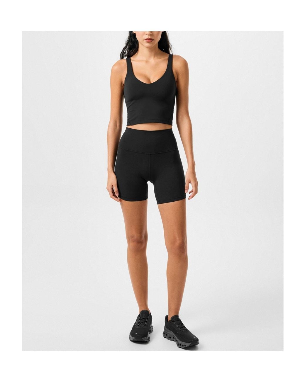 lululemon athletica Black Align Nylon High-Rise Shorts
