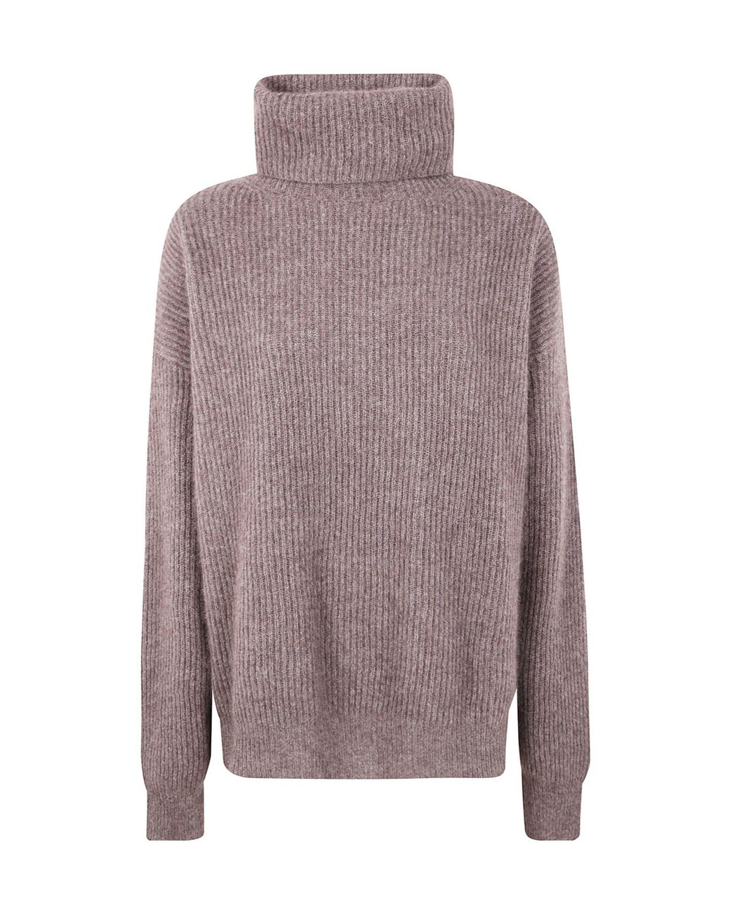 Uma Wang Purple High Neck Sweater
