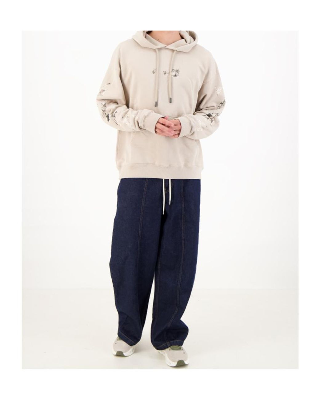 Off-White c/o Virgil Abloh Natural Spices Arrow Skate Hoodie for men