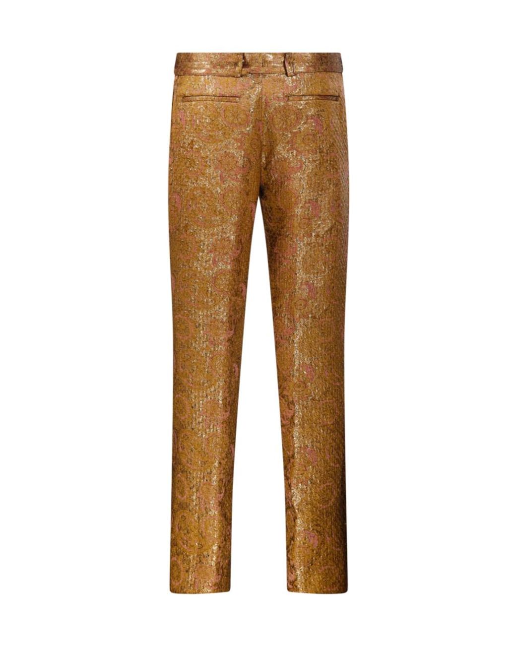 Dries Van Noten Natural Casual Pants With Belt Loops