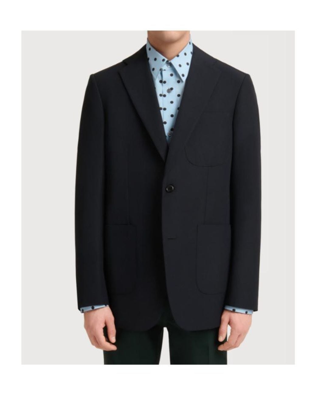 Marni Black Techno Wool Jacket for men