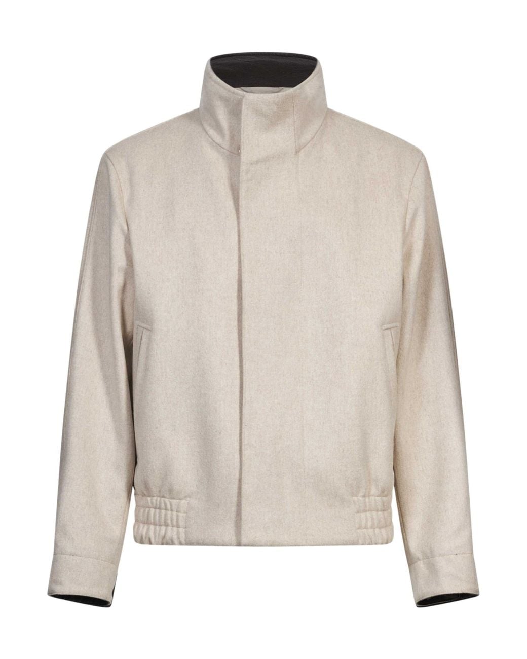 Lardini Natural Long-Sleeve Casual Jacket for men
