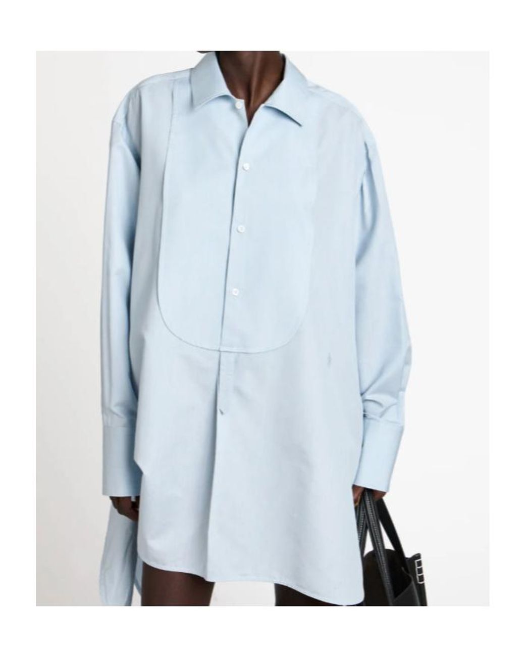 J.W. Anderson Blue Jw Anderson Knot Detail Shirt Dress