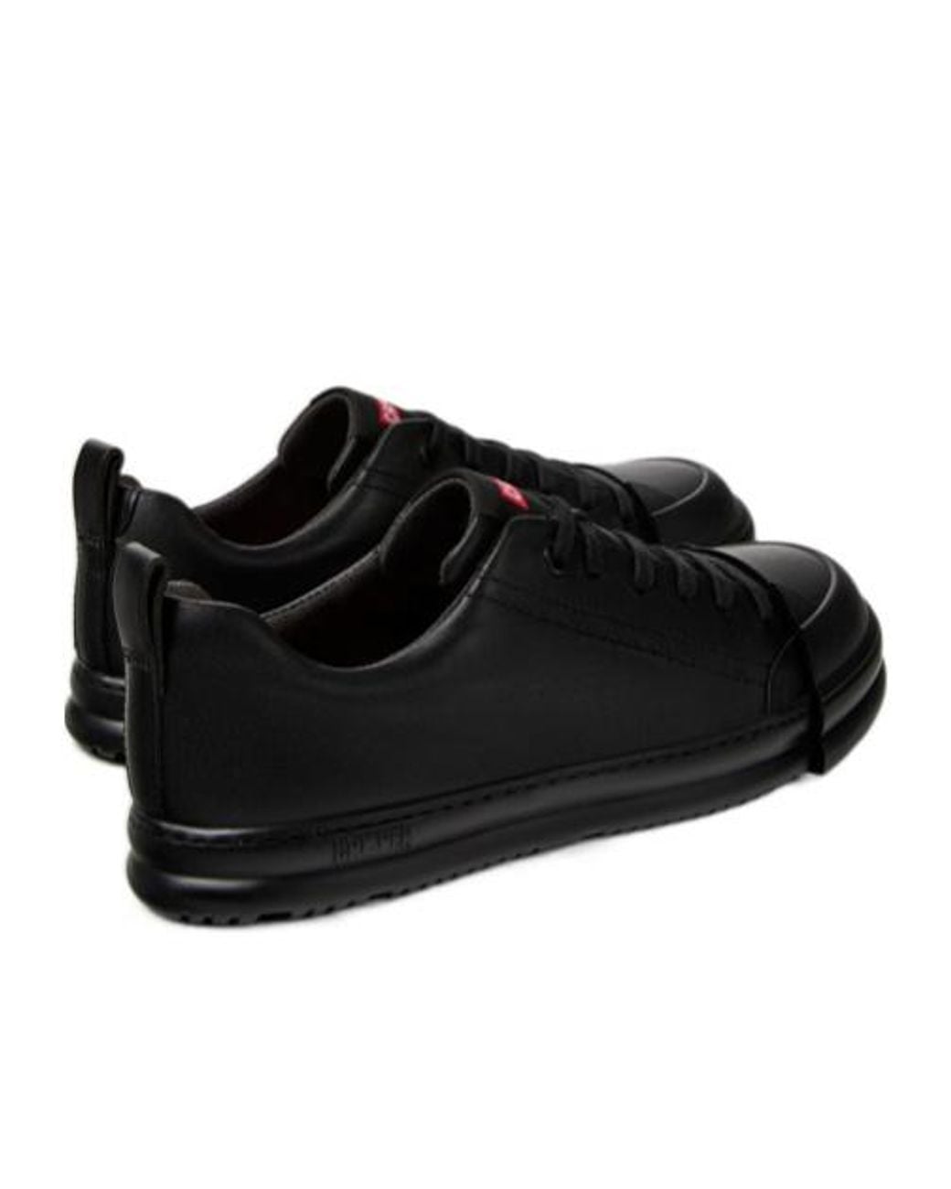 Camper Black Junction Runner Lace-Up Low-Top Sneakers