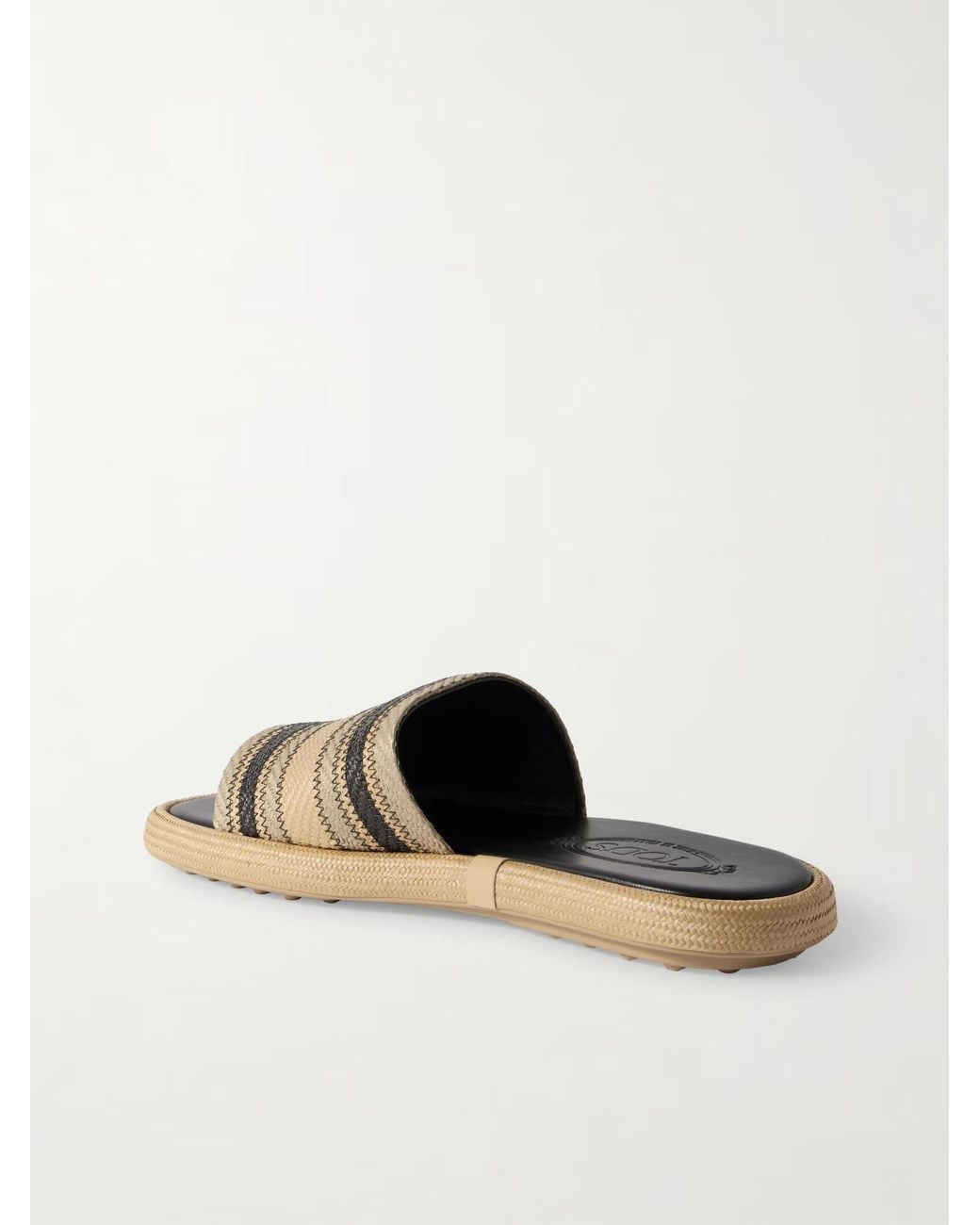 Tod's Brown Two-Tone Slides