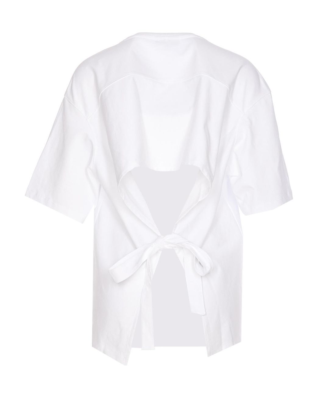 Ganni White T-Shirt With Logo