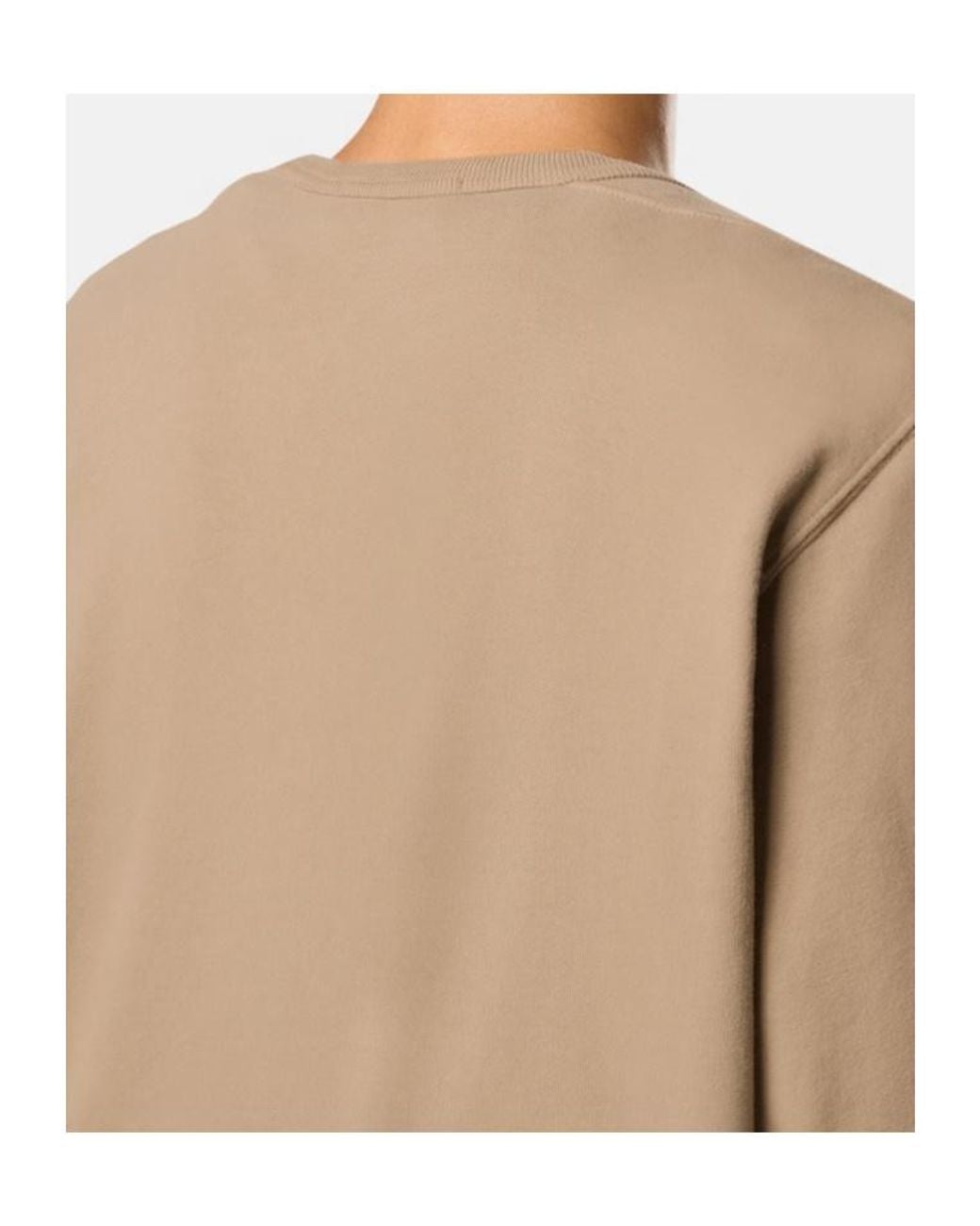 Stone Island Natural Compass Patch Crewneck Sweatshirt for men