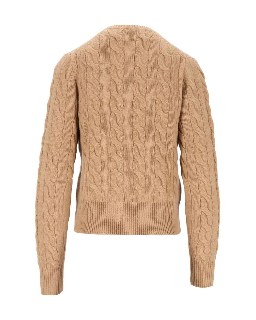 Polo Ralph Lauren Natural Cable-Knit Cardigan