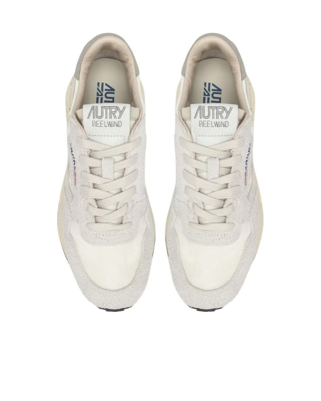 Autry White Classic Flat Shoes For for men