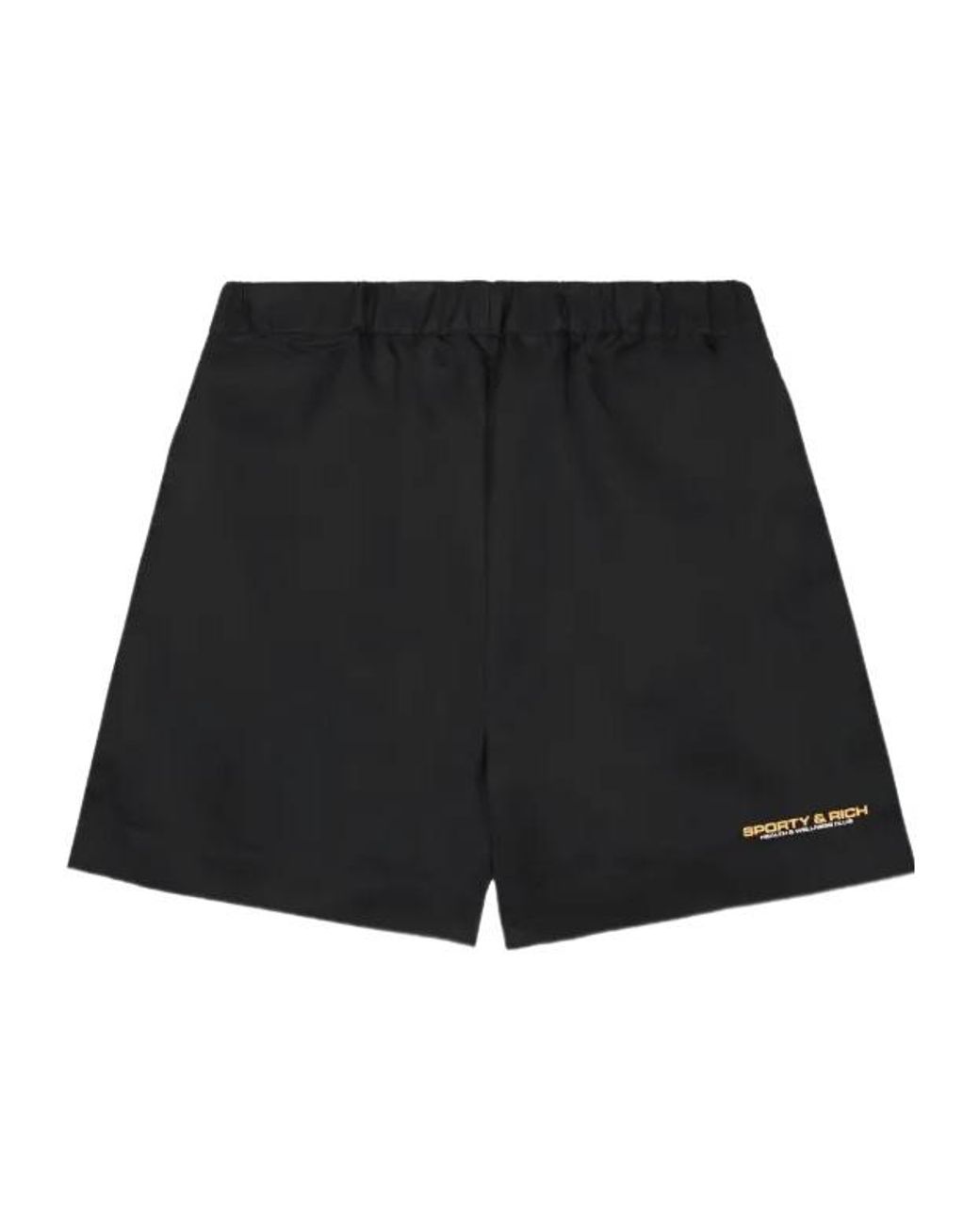 Sporty & Rich Black Bold Health Shorts
