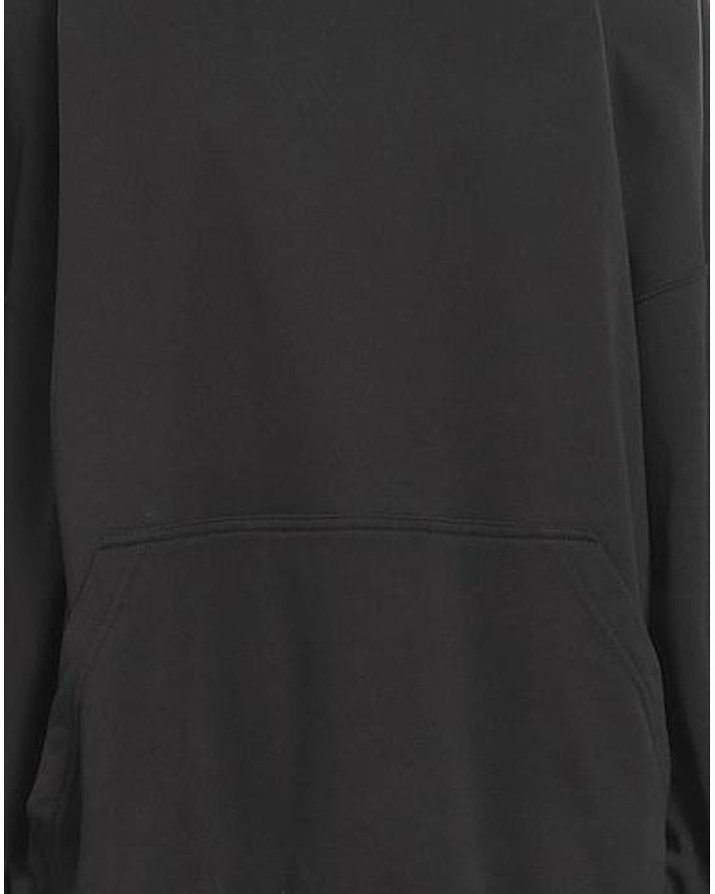 Balenciaga Black Solid Color Hoodie